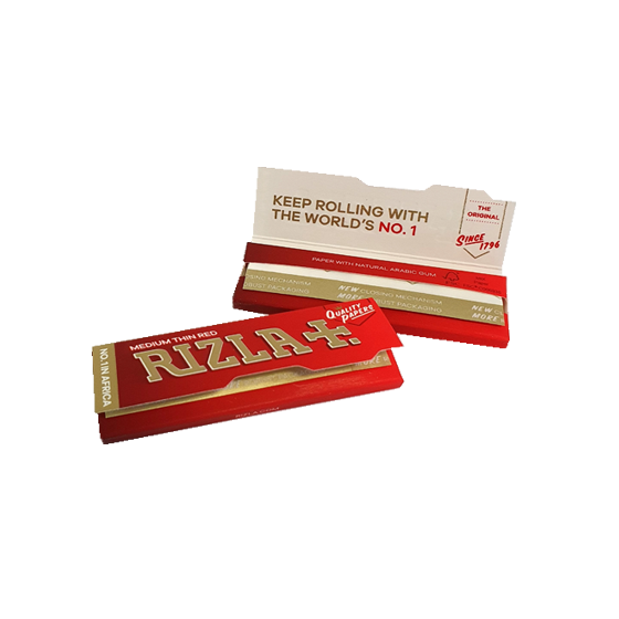  Rizla Red Regular Cigarette Rolling Papers 70mm - 50 Packets :  Health & Household
