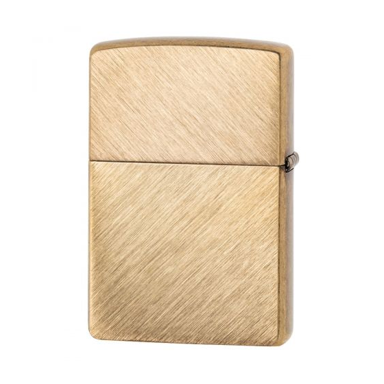 Zippo Brass Herringbone Sweep