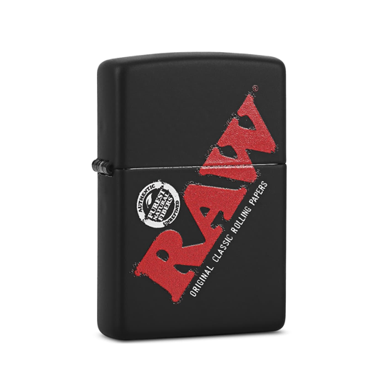 Zippo Black RAW Lighter