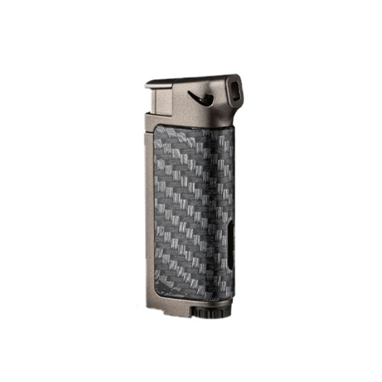 Eurojet Lighter – Grey Single Flame Carbon Fibre