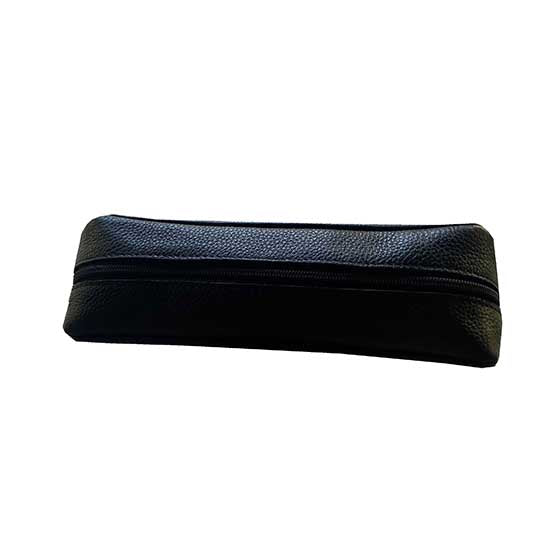 Black Multi-Purpose Leather Pipe Bag