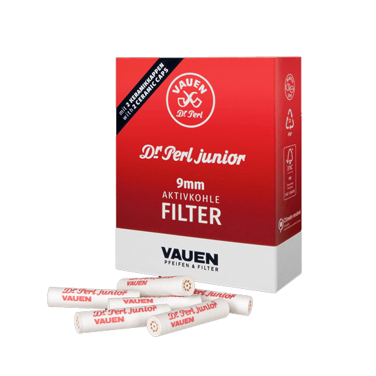 Dr. Pearl Junior - Activated Carbon Filter - 9mm - 40 pieces