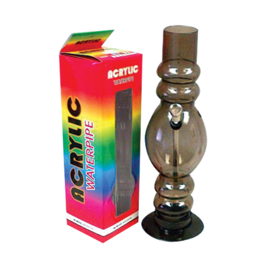 Acrylic Water Bong – Large – 30cm - Black