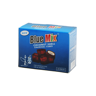 Blue Mix Coconut Shell Coal 24 Piece