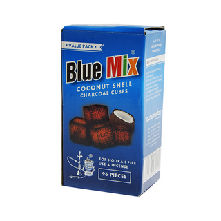 Blue Mix Coconut Shell Coal 96 Piece