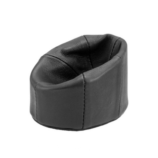 Leather Couch Pipe Holder - Black