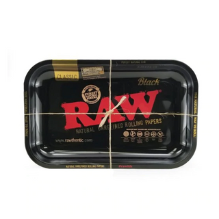 RAW Rolling Tray - Small - Black Classic 28cm