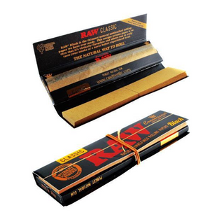 RAW Paper - Classic Black King Size Slim and Tips