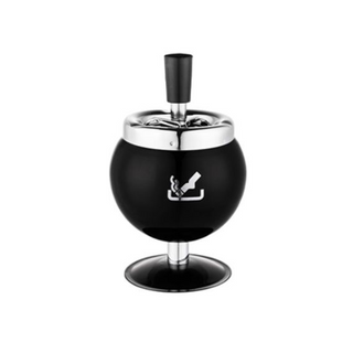 Spinning Stand Ashtray - Black