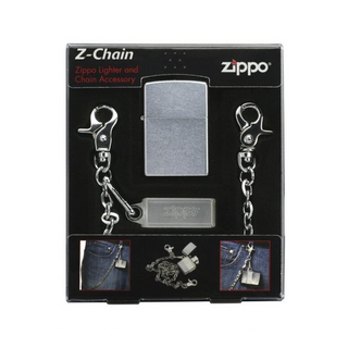 Zippo Zip Chain & Lighter Gift Set