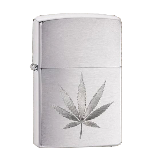 Zippo Leaf Design Engraved