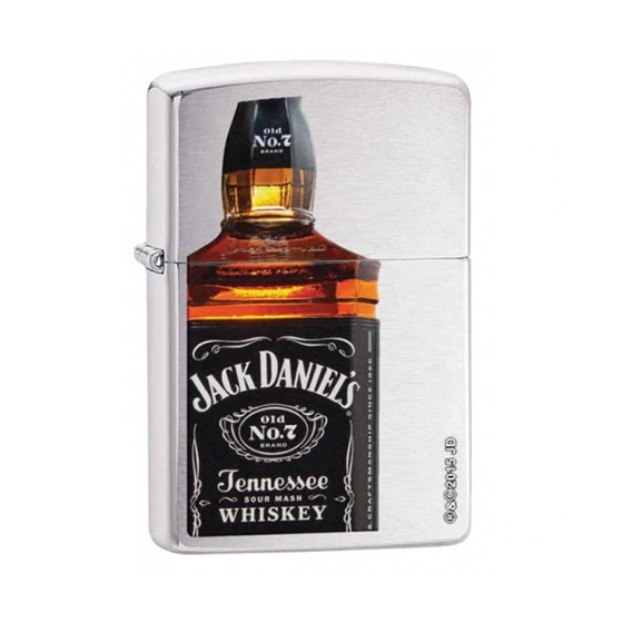 Zippo Jack Daniels Silver